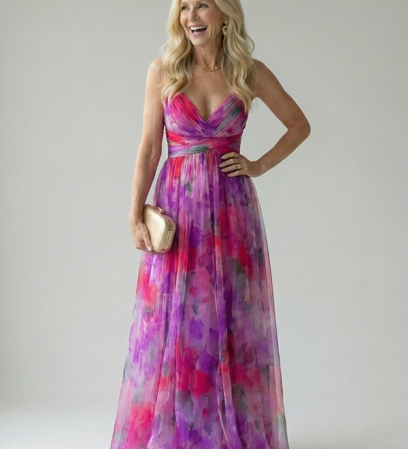 Isel | Robe maxi portefeuille douce