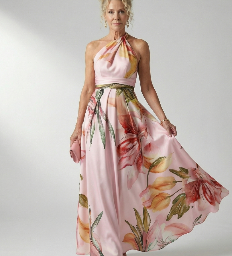 Amiel | Robe maxi légère à fleurs
