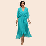 Sarah | Robe Sandra Mousseline Col V