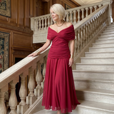 Calen | Robe midi fluide à épaules dénudées