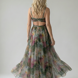 Isel | Robe maxi portefeuille douce