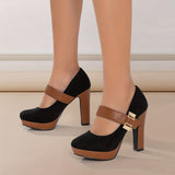 Bottines élégantes avec talon confortable