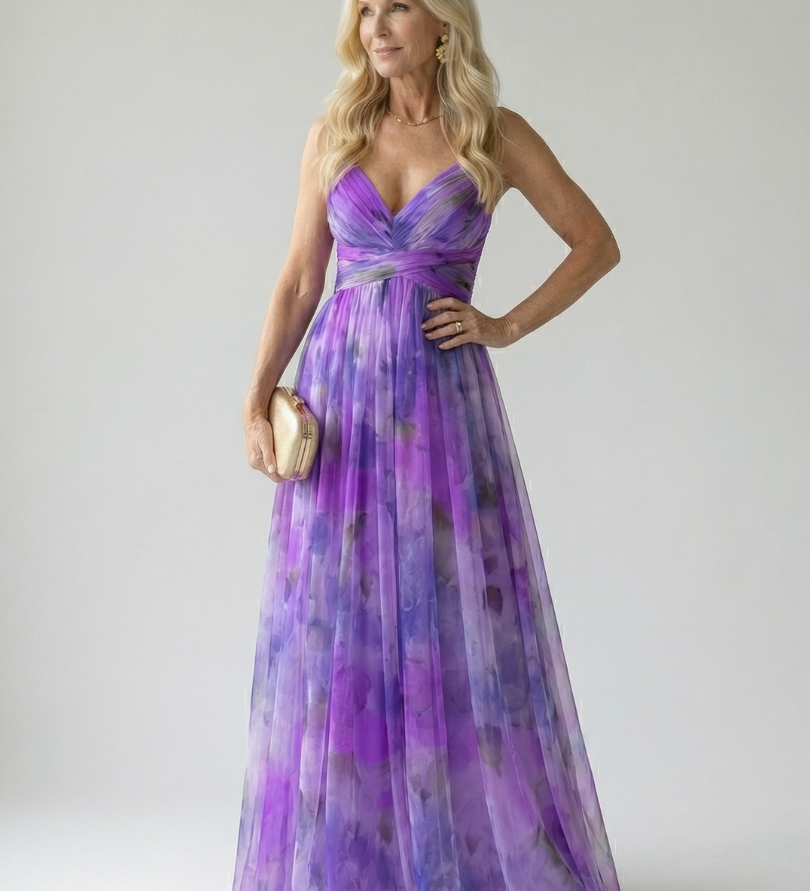 Isel | Robe maxi portefeuille douce