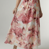 Sylin | Robe midi froncée à col halter