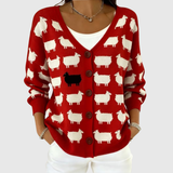 Cardigan en Maille Confortable Boutonné