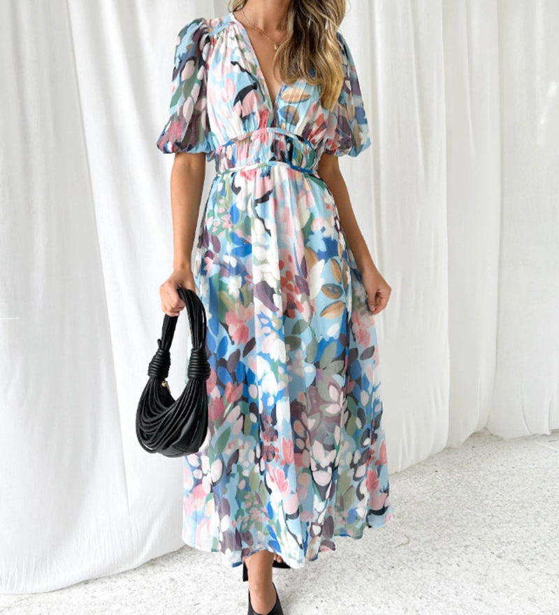 Celine | Robe Florale Féminine