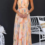 Abigail | Robe Maxi Imprimée