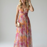 Isel | Robe maxi portefeuille douce