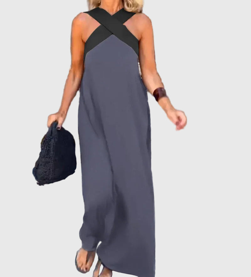 Elena | Robe Maxi Fluide et Élégante