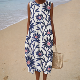 Robe d’Été Confortable Sans Manches