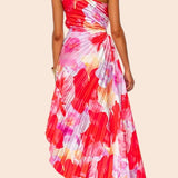 Yanira | Robe Asymétrique Plissée