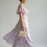 Vaelis | Robe midi à manches flottantes