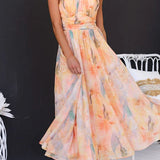 Abigail | Robe Maxi Imprimée