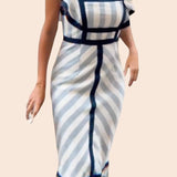 Dianne | Robe Maxi Rayée Rétro