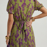 Virel | Robe midi florale décontractée