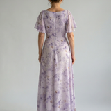 Vaelis | Robe midi à manches flottantes