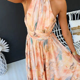 Abigail | Robe Maxi Imprimée