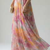 Isel | Robe maxi portefeuille douce