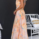 Abigail | Robe Maxi Imprimée