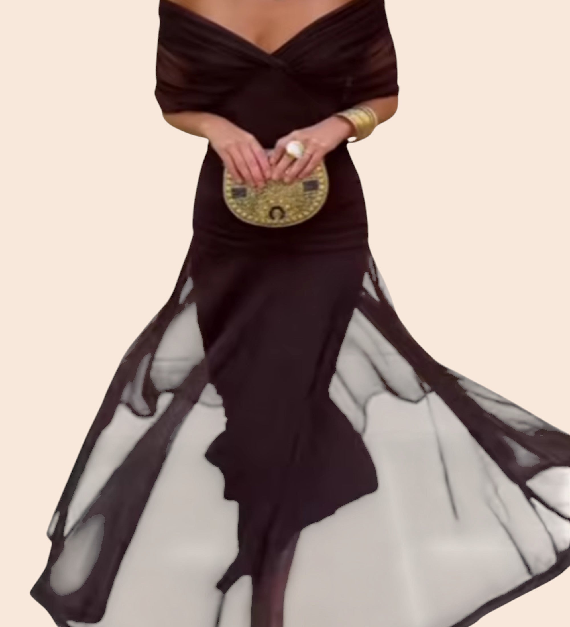 Emma | Robe de Fête Maxi Élégante