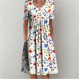 Hailey | Robe florale élégante et décontractée avec poches
