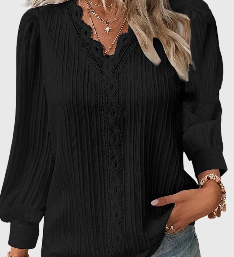 Andrea™ | Blouse Pullover Élégante