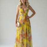 Isel | Robe maxi portefeuille douce