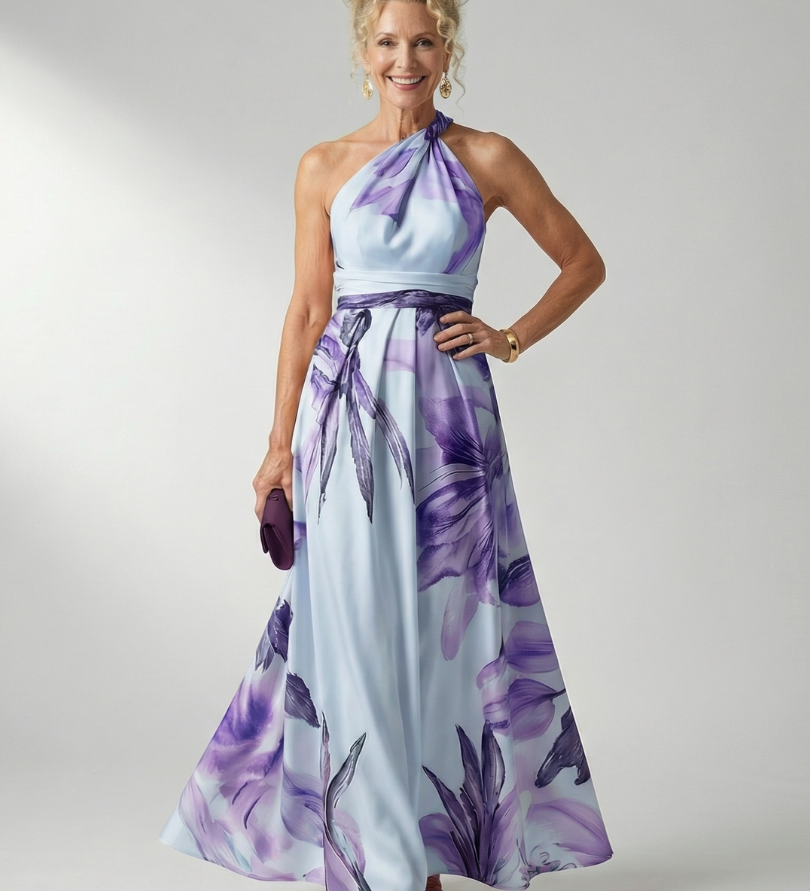 Amiel | Robe maxi légère à fleurs