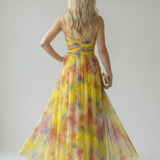 Isel | Robe maxi portefeuille douce