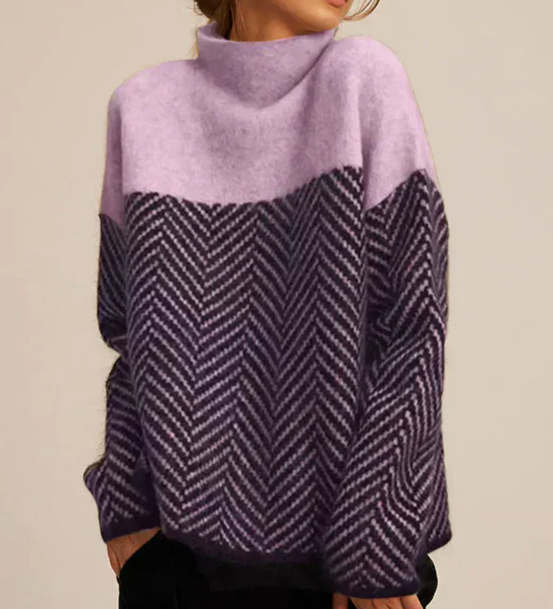 Norah | Pull en Coton à Col Montant