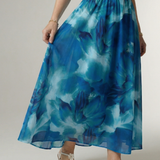 Sylin | Robe midi froncée à col halter