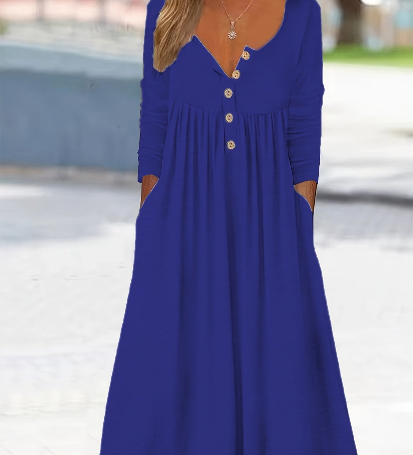 ZARA | ROBE MIDI À BOUTONS SUR LE DEVANT
