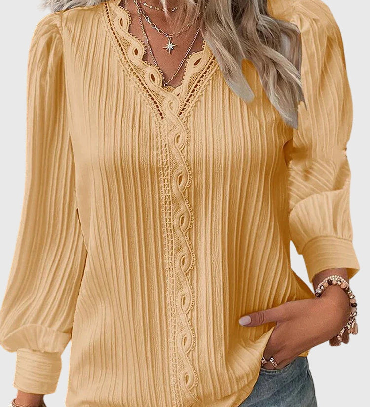 Andrea™ | Blouse Pullover Élégante