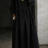 Clara | Robe en jean avec col Peter Pan