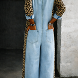 Amanda | Combinaison en denim à manches longues