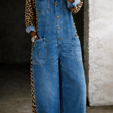 Amanda | Combinaison en denim à manches longues