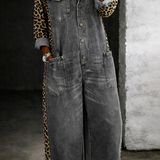 Amanda | Combinaison en denim à manches longues