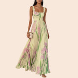 Grace | Robe Maxi Florale Ligne A