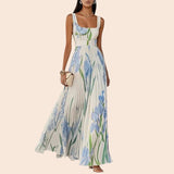 Grace | Robe Maxi Florale Ligne A