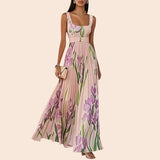 Grace | Robe Maxi Florale Ligne A