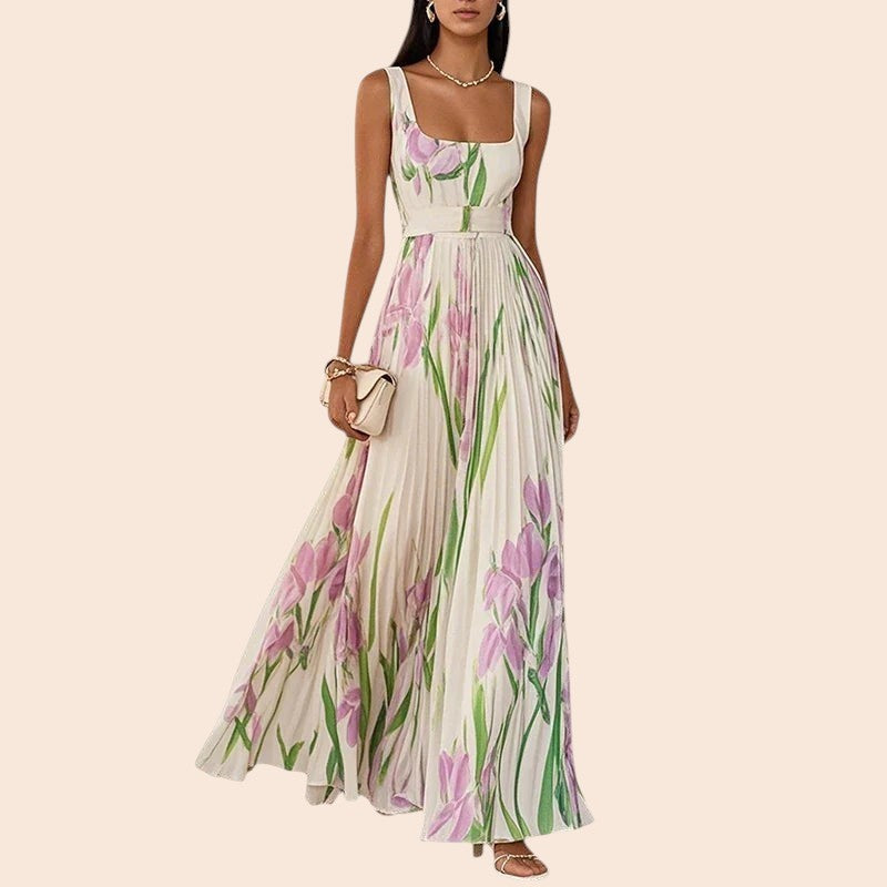 Grace | Robe Maxi Florale Ligne A