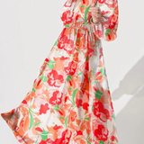 Celine | Robe Florale Féminine