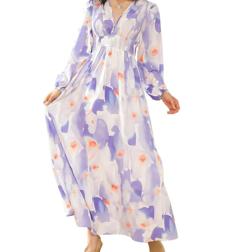 Celine | Robe Florale Féminine