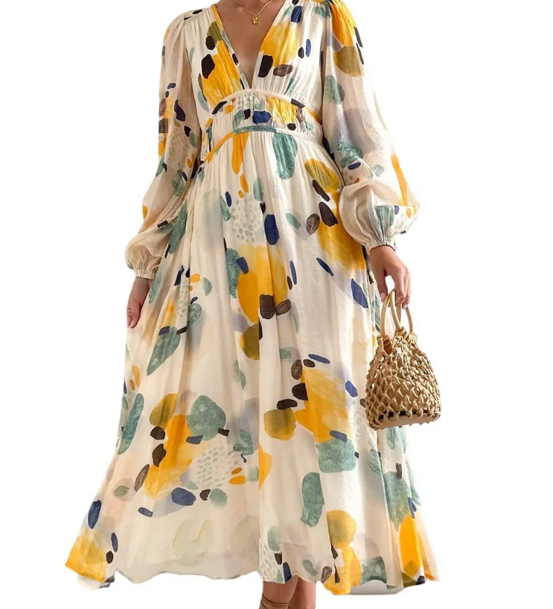Celine | Robe Florale Féminine