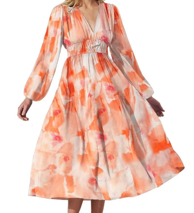 Celine | Robe Florale Féminine