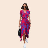Judy | Robe Florale Élégante à Col en V