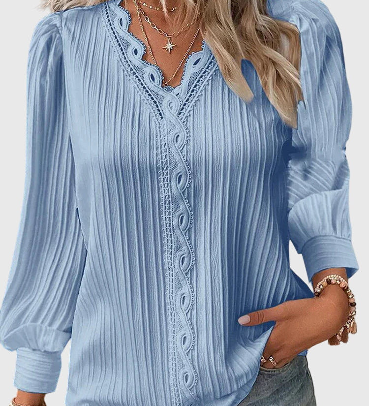 Andrea™ | Blouse Pullover Élégante