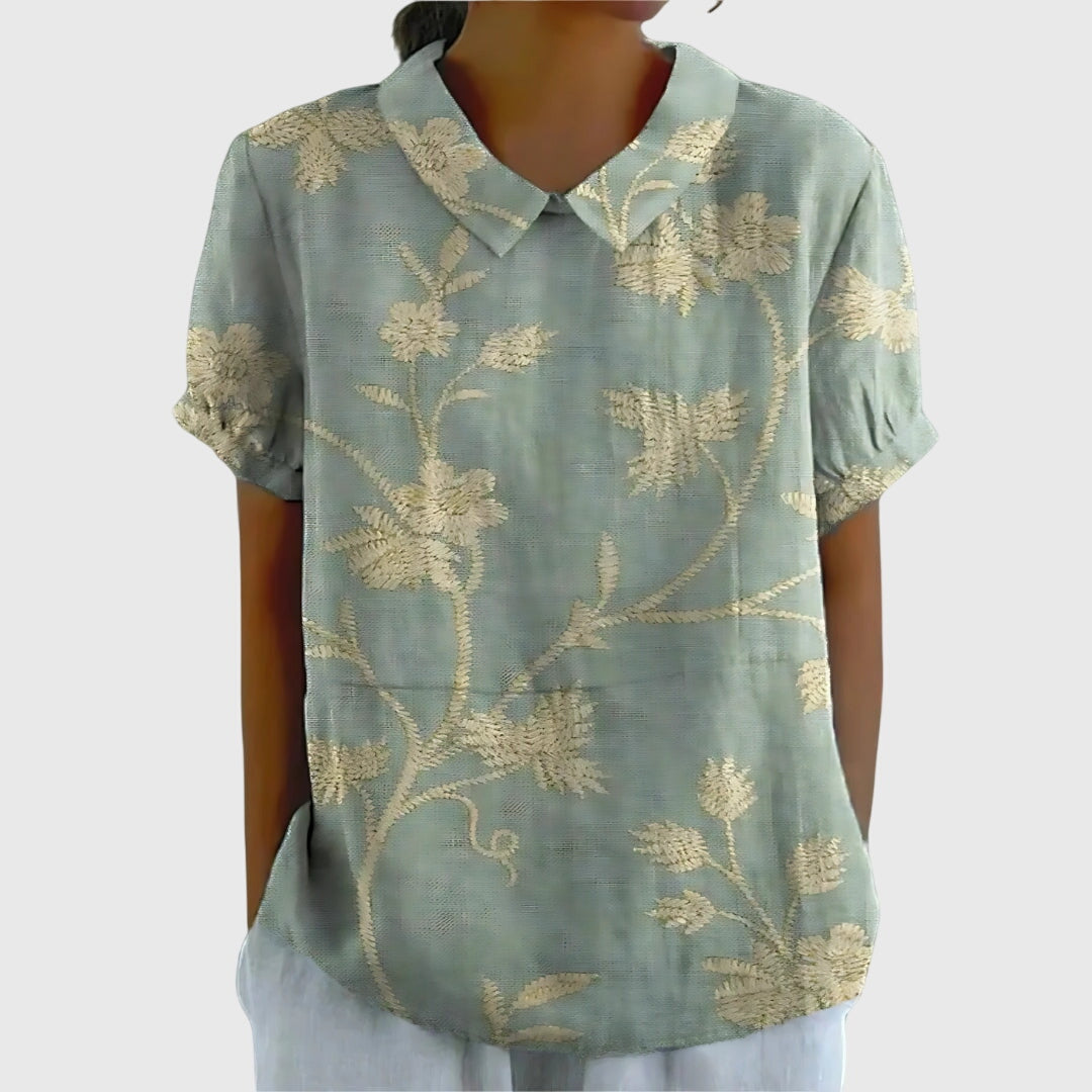 Jenna™ | Blouse Fleurie