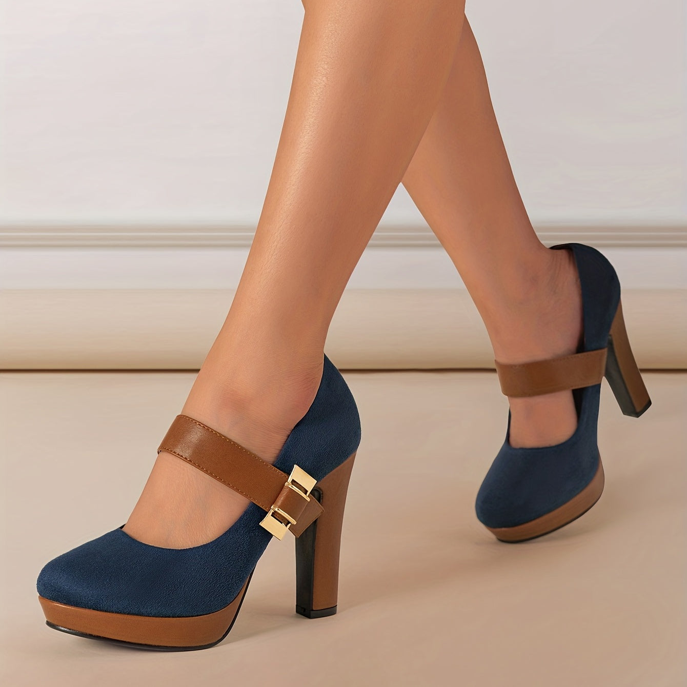 Bottines élégantes avec talon confortable