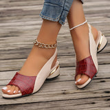 Sandales élégantes et confortables